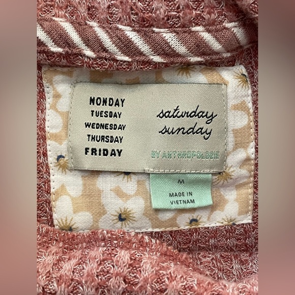 Anthropologie Whistler Waffle Pullover Size Medium - Picture 10 of 11